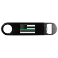 Thin Green Line Army Flag Long Neck Bottle Opener